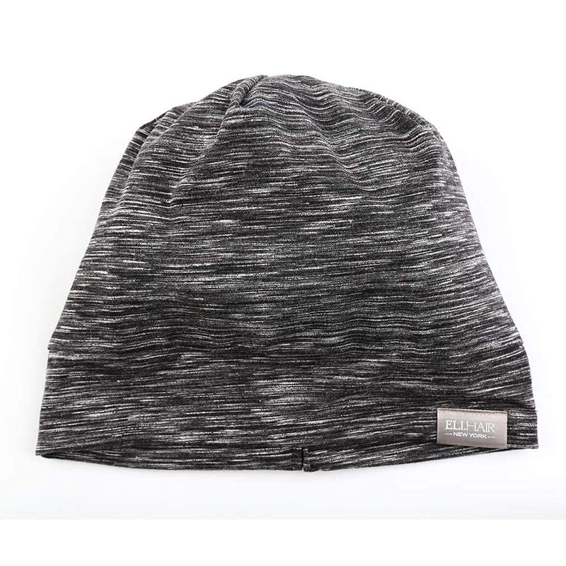 ELIHAIR Beanie Sleep Hats Bonnet for Night Sleeping Cap Silky Lined Satin Bonnet with Adjustable Elastic Band for Women Girls Curly Frizzy Hair Cover(Regular Grey Pale) - Image 5
